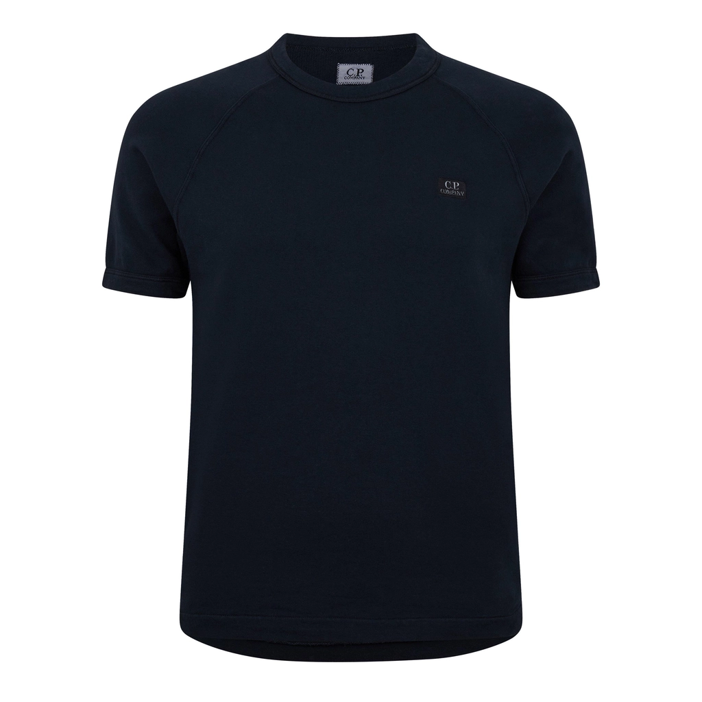 CP Company Hvy Jrsy Ss Sweat - Ttl Eclipse 888